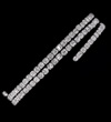 3 line stretchable crystal bracelet