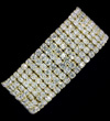 7 line crystal bracelet