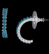 Small hoop earrings