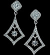 Chandelier drop earrings