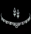 Heavy necklace set with drop earrings