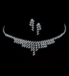 Zig-Zag heavy crystal necklace Set